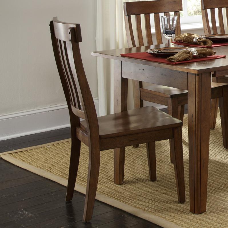 Slat back best sale dining room chairs